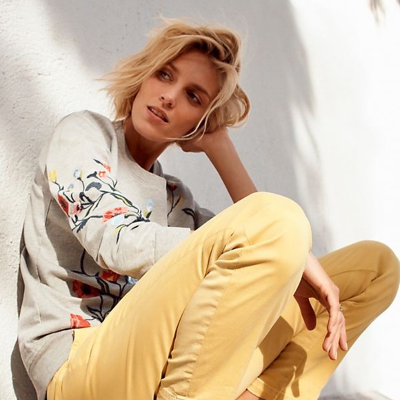 Anthropologie Sundry Embroidered Sweatshirt - Picture 6 of 8